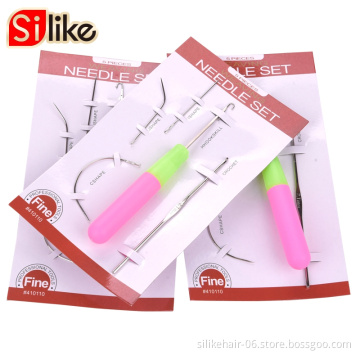 Plastic Handle Needles Crochet Hook Synthetic Dreadlock Braids Hook Needle  Synthetic Braids Hair Extension Crochet Hook Needle